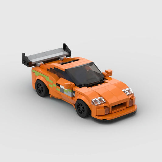 TurboBrick® Supra MK4 Movie Legend – Samochód z Klocków (453 elementy)