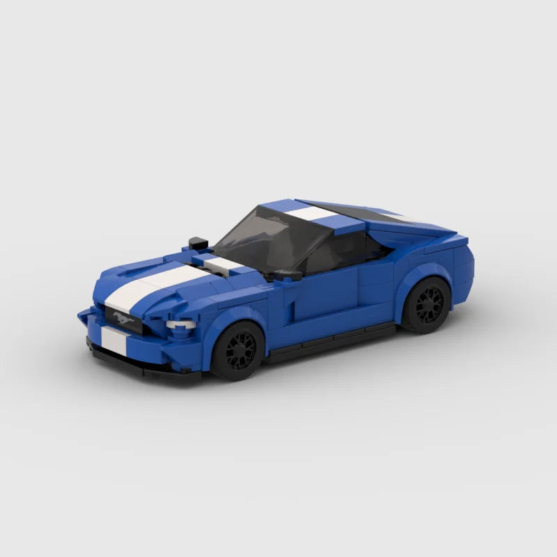 TurboBrick® Mustang Retro Muscle – Samochód z Klocków