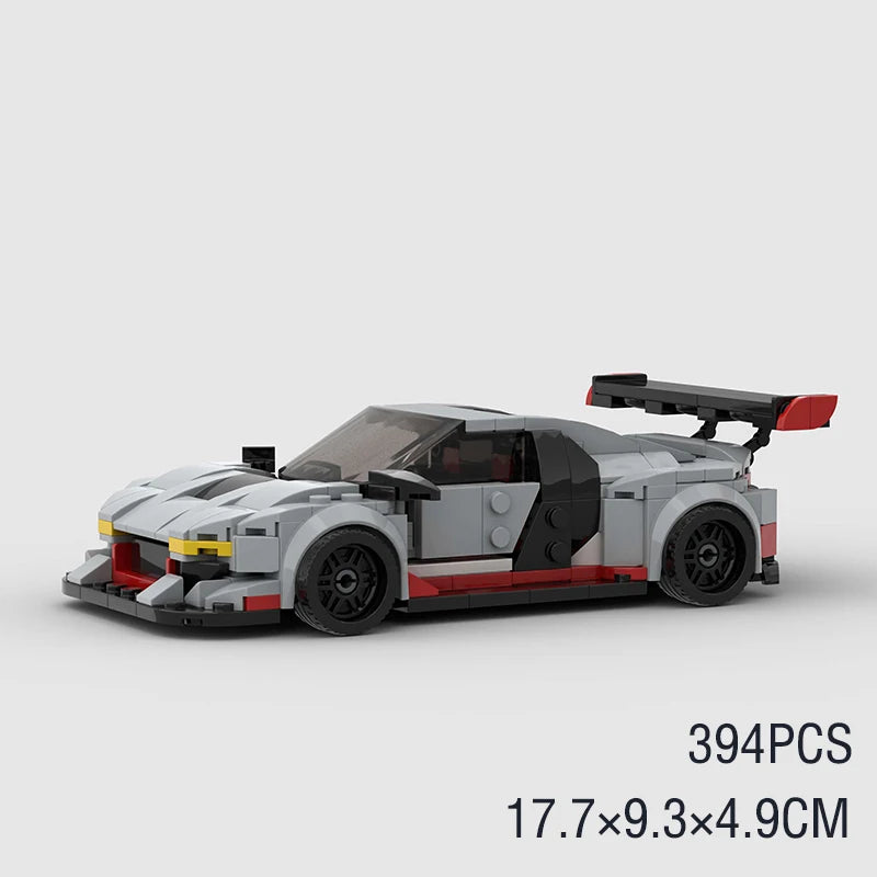 TurboBrick® R8 GT3 – Samochód Sportowy z Klocków