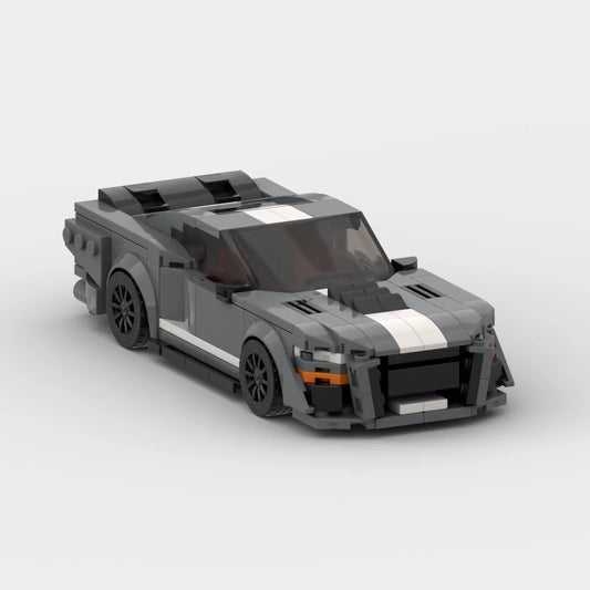 TurboBrick® Mustang Shelby Retro Muscle – Samochód z Klocków