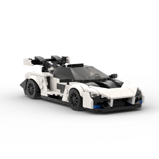 TurboBrick® Senna Hypercar – Collectible Brick Model (453 Pieces)