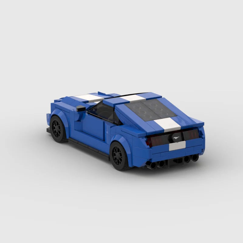 TurboBrick® Mustang Retro Muscle – Samochód z Klocków