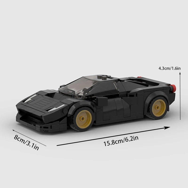 TurboBrick® 458 Italia – Klocki Kolekcjonerskie Samochodowe