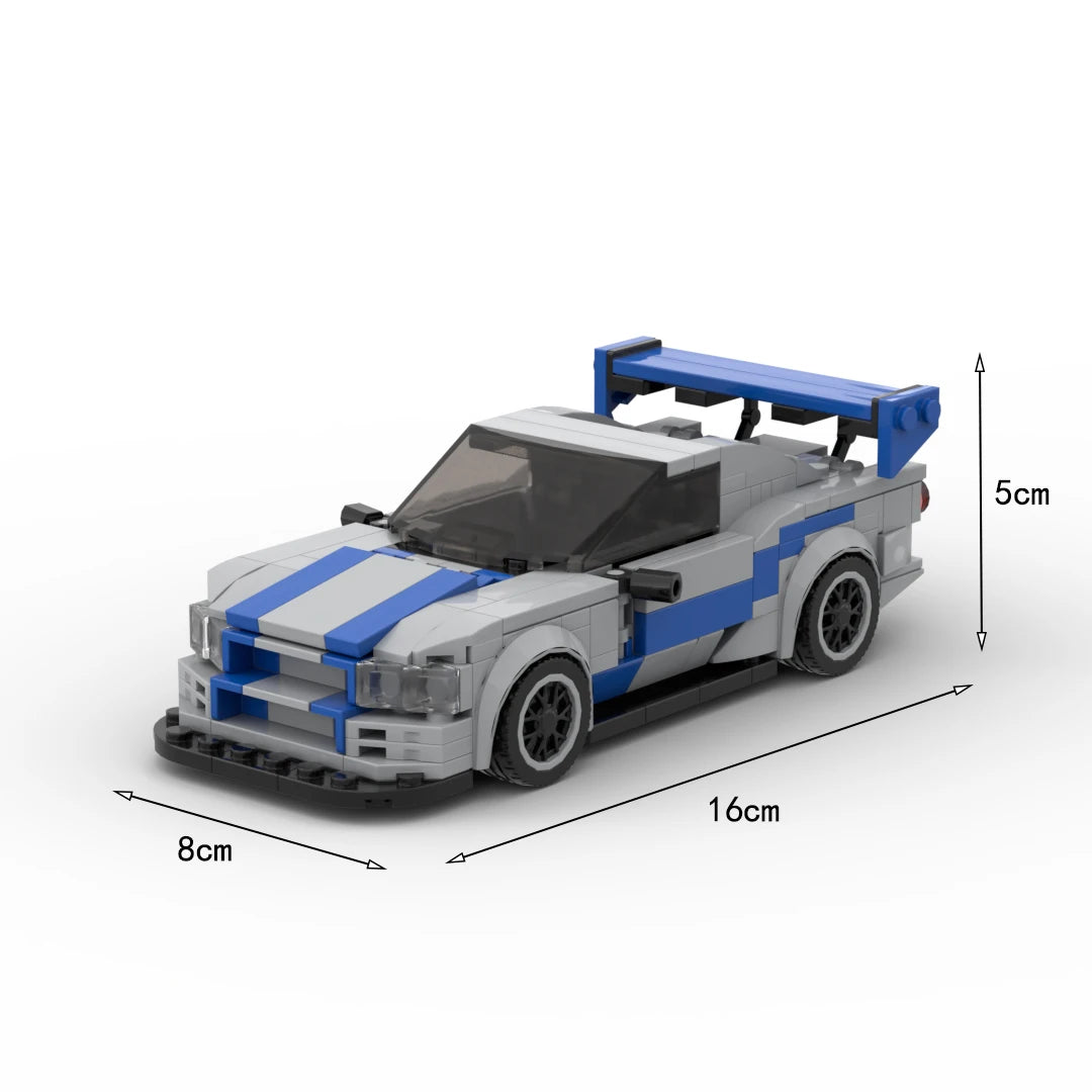 TurboBrick® GT-R R32 „Godzilla” – JDM Legenda z klocków 