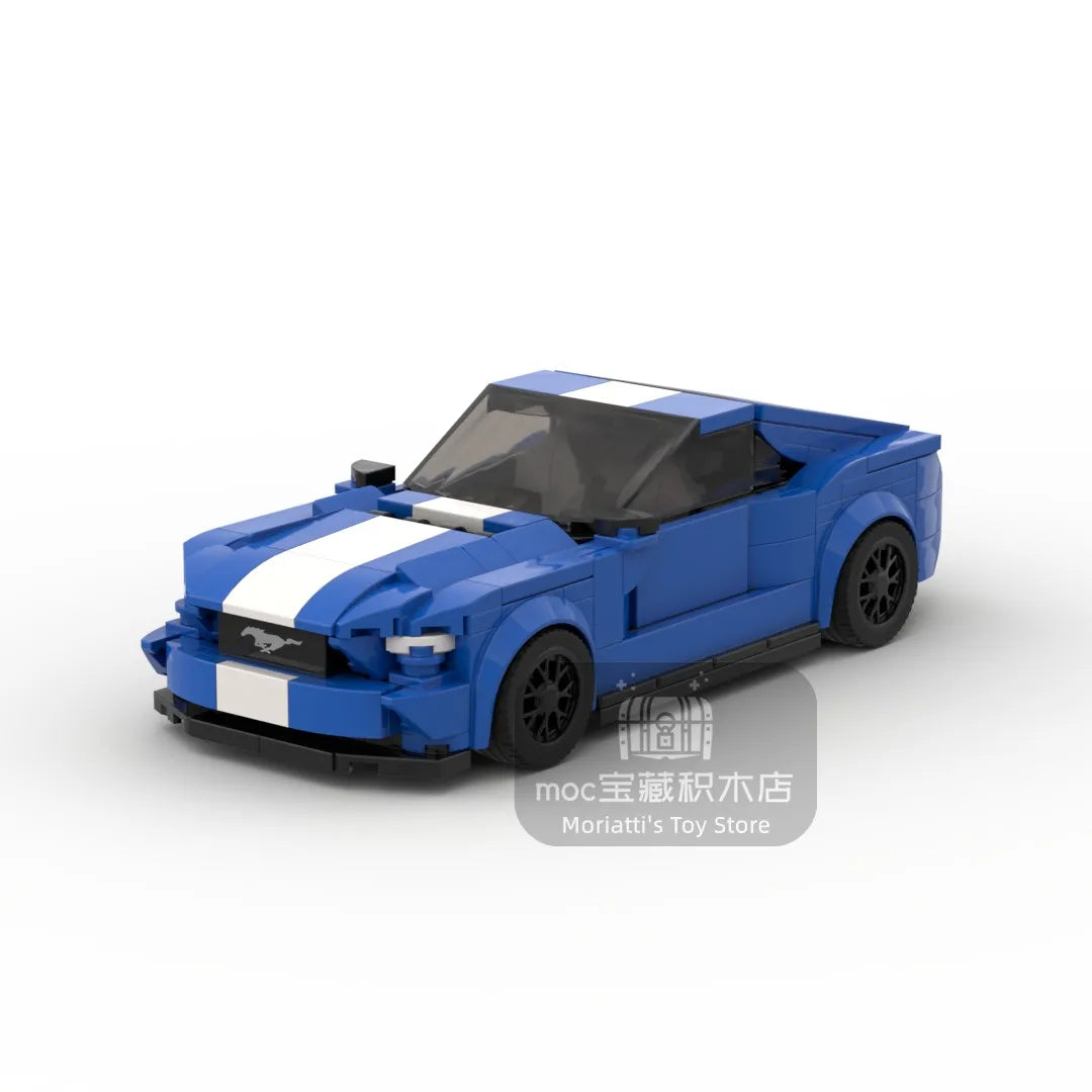 TurboBrick® Mustang Retro Muscle – Samochód z Klocków