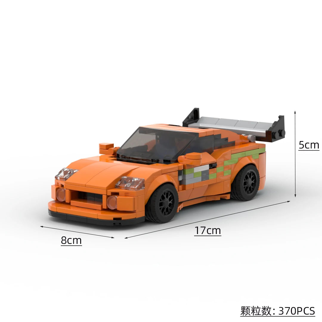 TurboBrick® Supra MK4 Filmowa Legenda – Samochód z Klocków 