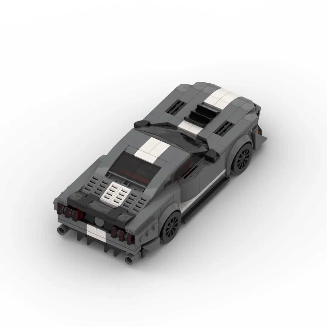 TurboBrick® Mustang Shelby Retro Muscle – Samochód z Klocków