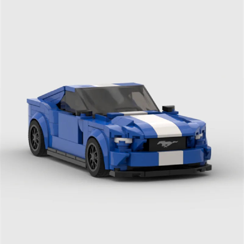 TurboBrick® Mustang Retro Muscle – Samochód z Klocków