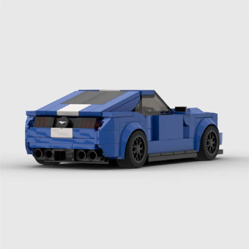 TurboBrick® Mustang Retro Muscle – Samochód z Klocków