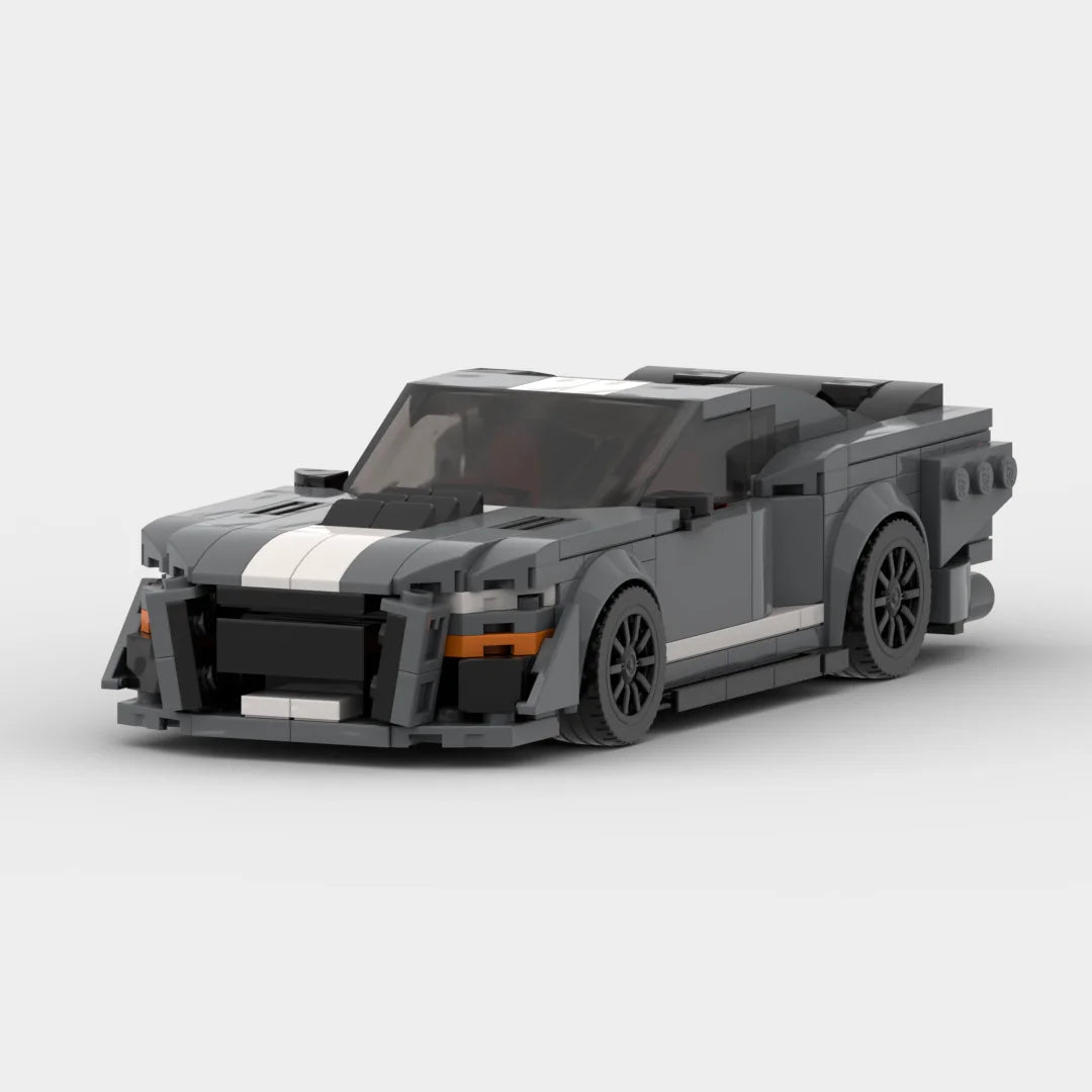 TurboBrick® Mustang Shelby Retro Muscle – Samochód z Klocków